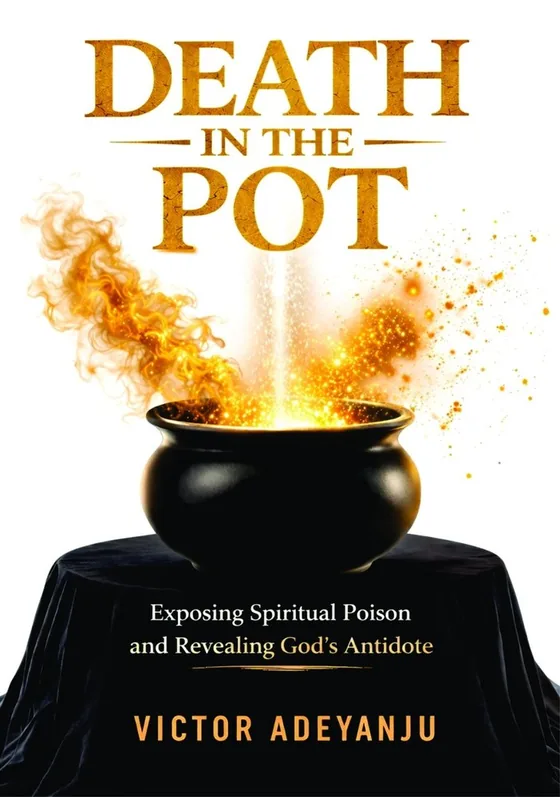 Front cover of Death in the Pot by Victor Adeyanju